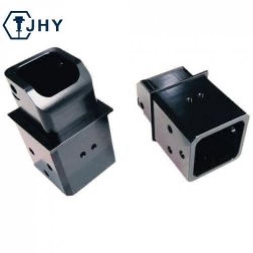 CNC machining Aluminum 6061 Thrust Hinge with  black anodized layer 