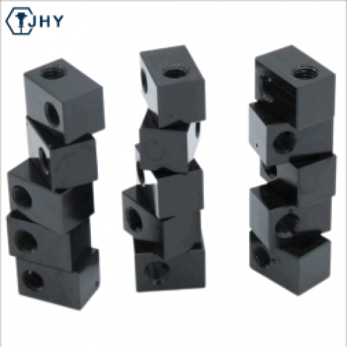 High Precision CNC Machining Vertical Mount Block anodized aluminum 6061Fuelsystem Parts