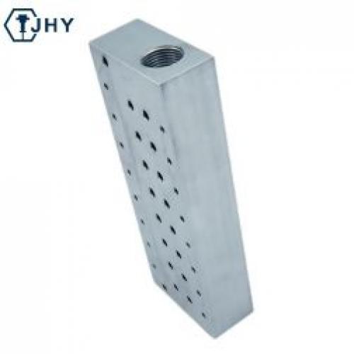 Customized OEM Bearing holder aluminum al6061 screw hole parts