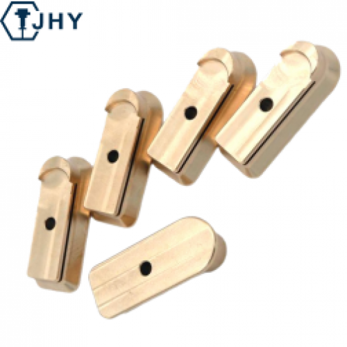 Customized OEM Rapid Prototyping Service Brass CNC Machining copper foot bracket holder Parts